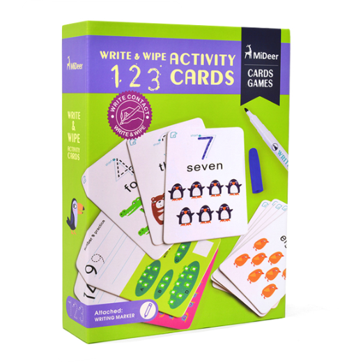 Write & Wipe Cards-123